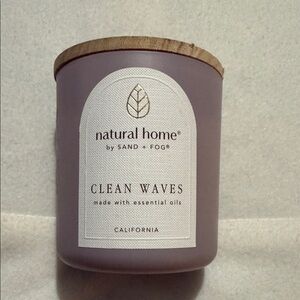 Clean Waves Purple Candle